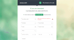Desktop Screenshot of occus.com